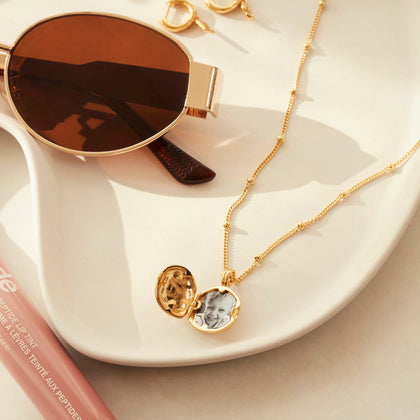 Organic Locket Silver